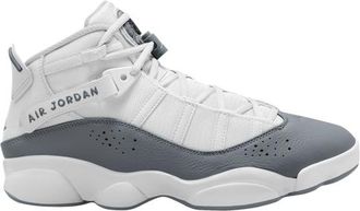 Nike Jordan Mens 6 Rings - Shoes White/White/Cool Grey Size 11.0