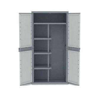 Terry Terry - Armario Resina Escobero Jumbo Xl Wave 180 X 89,7 X 53,7 Cm