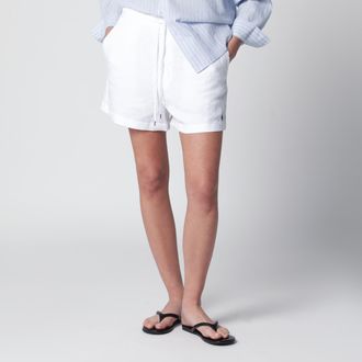 Polo Ralph Lauren White linen shorts