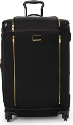 Tumi Léger 26-Inch Short Trip Expandable Wheeled Suitcase in Black/Gold at Nordstrom