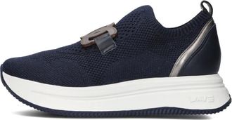 Softwaves Schoenen, Dames, Blauw, 37 EU, Blauwe Sneakers voor Trendy Comfort