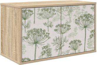 vidaXL Mueble De Tv Montado En La Pared Gotha 69 X 33 X 40 Cm Vidaxl
