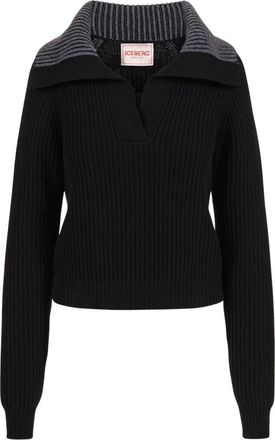 Iceberg Truien & Vesten, Dames, Zwart, S, Truien