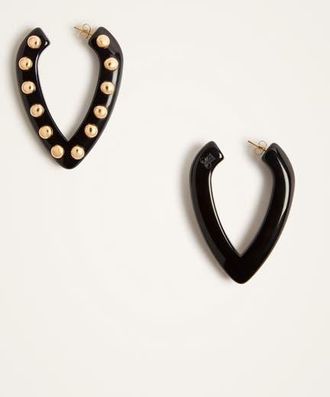 La DoubleJ Dew Earrings Solid Black at Nordstrom