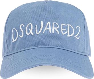 Dsquared2 Cappello da baseball con ricamo - Blu