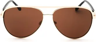 Draper James DJ9014710 Gold Metal Frame Sunglasses - Gold