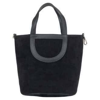 Estro & Luminara Handbags, female, Black, Size: ONE SIZE Bucket Bag
