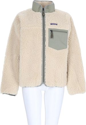Patagonia Plush Textured High Collar Fleece Jacket