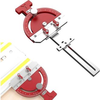 OEM Transportador Multi&aacute;ngulo Ajustable Para Sierras De Mesa: Gu&iacute;a Angular De Precisi&oacute;n Con Tope Angular Universal Para Rieles Gu&iacute;a