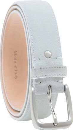 Ghurka Handcrafted in Italy Genuine suede leather belt in White at Nordstrom, Size 36