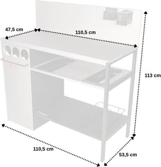 HOME MAISON Somagic - Aparador Wallis Para Plancha