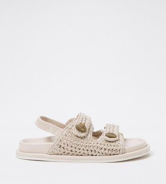 Twinset Sandalo in poliestere crochet