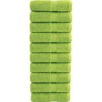 OEM Servilletas De Invitaci&oacute;n Alta Gama Solund, Lote De 10, Pomme Verde, 30 X 50 Cm, 600 G/m&sup2; - Crezuo