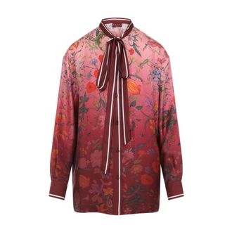 Gucci Dames, Blouses & Shirts, Veelkleurig, Maat: XS Zijde