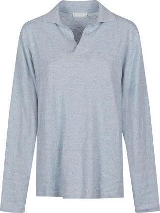 The Row Pale Blue Niosa Knit Top