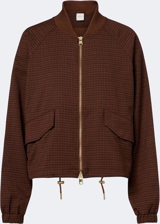Varley Chaqueta bomber Keagan de sarga a cuadros