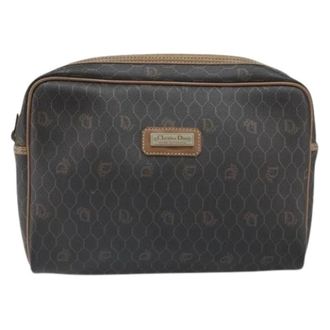 Dior Pochette con zip Vintage a nido dape Pre-owned - - Pre-owned - Donna - Marrone - ONE SIZE
