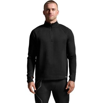 2XU Mens Ignition Haptic 1/4 Zip in Black/silver Reflective at Nordstrom, Size Xx-Large