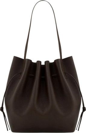 Yuzefi Bolso Cesta Festoneado - Bags - Mujer - Marr&oacute;n - ONE SIZE