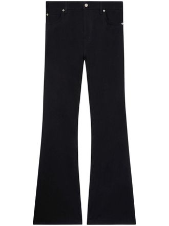 Courr&egrave;ges mid-rise bootcut jeans - Black