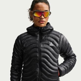 Nike Womens Nike ACG Lava Flow Ultralight Therma-FIT ADV Down Jacket in Black | IO9124-010