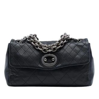 Chanel Pre-owned Flap Shoulder Bag - Dames - Pre-owned - Zwart - Maat: ONE Size Leer