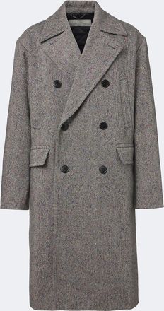 Dries Van Noten Double-breasted wool coat