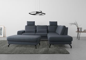 Sit&more Ecksofa »Cinturo L-Form« inklusive Sitztiefenverstellung und Federkern, Sitzhöhe 45 cm