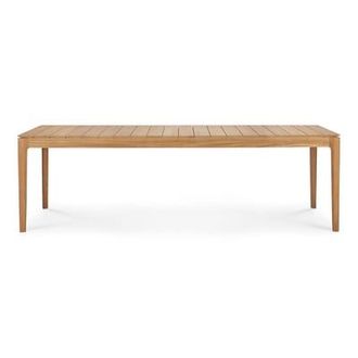 Ethnicraft Rectangular table Bok OUTDOOR - Natural wood - FSC-certified solid teak - Designer Alain van Havre