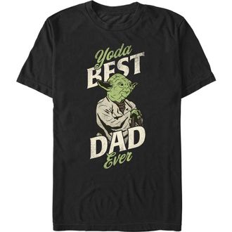 Star Wars Mens Star Wars Distressed Yoda Best Dad Ever Graphic T-Shirt in Black at Nordstrom, Size Xxx-Large