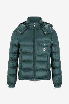 Moncler Kurze Daunenjacke mit Kapuze Wollaston