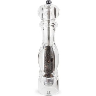 Peugeot Nancy Pepper Mill Acrylic, 11.75-Inch, Clear