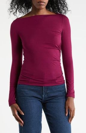 Renee C Boat Neck Knit Top in Burgundy at Nordstrom Rack, Size X-Large