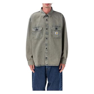 Carhartt Work in Progress Carhartt Wip, Denim Shirts, male, Blue, Size: S Tigan Shirt Jacket