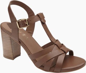 Ravel Womens Elsdon Womens Heeled Sandals - Brown - Size: 4