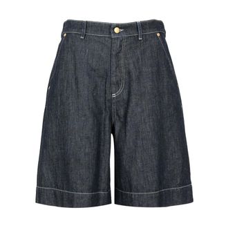 Max Mara Shorts - Dames - Korte broeken - Blauw - Maat: M Denim