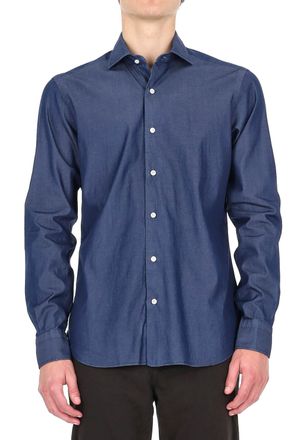Barba Dandylife Line Tailored Denim Shirt