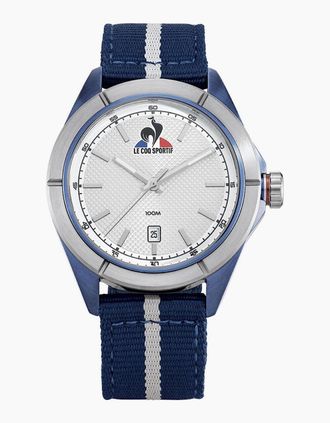 Le Coq Sportif Mens Blue Nylon Digital Watch - Blue/Multi - Size: ONE size