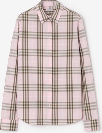 Burberry Regular Fit Check Cotton Shirt