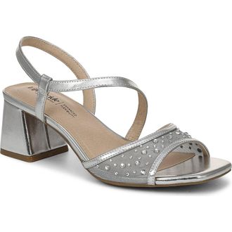 Life Stride Cheyenne Slingback Sandal in Silver at Nordstrom, Size 8.5