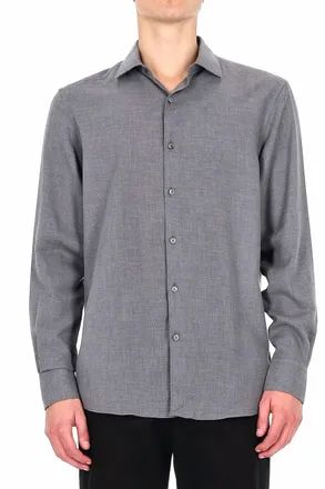 Ermenegildo Zegna Cashco Cotton and Cashmere Shirt