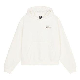New Balance (WMNS) New Balance Linear Heritage Brushed Back Fleece Hoodie Asia Sizing Sea Salt WT33531-SST