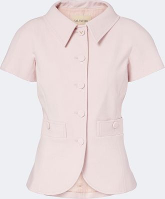 Valentino VGold wool-blend jacket