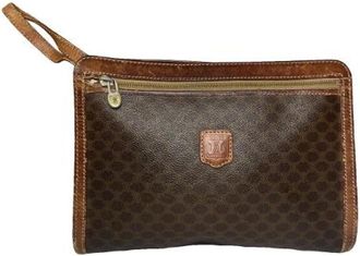 Celine Pre-owned Clutches, female, Brown, Size: ONE SIZE Pre-owned Vintage Clutch
