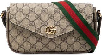 Gucci Pre-owned Gucci GG Supreme Web Ophidia Pochette Crossbody Ladies 3BR800TTM1GOMX8O