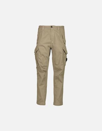 C.P. Company Mens Stretch Satin Lens Cargo Pants - Tan - Size: 40