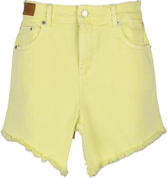 Replay Denim Shorts - Dames - Denim shorts - Geel - W26 - Denim - Korte Broeken