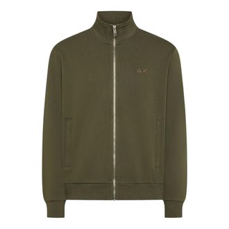 Sun 68 Track Zip Basic - Sweatshirts & Hoodies - Hombre - Verde - 2XL
