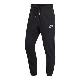 Nike Mens Nike Fleece Knit Soft Lacing Sports Pants/Trousers/Joggers Black DM1243-010