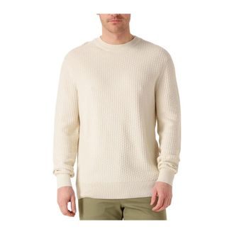 HUGO BOSS Heren, Truien, Beige, Maat: 2XL Katoen